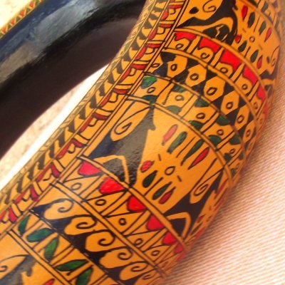 画像5: ヒッタイト柄デキャンタ（特大）イエロー 送料込み