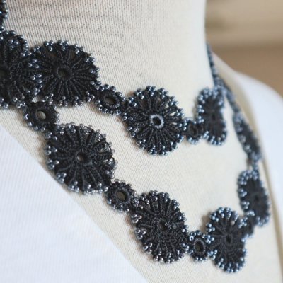 画像4: TAROT ラリエット「タロット」スモーキー・ブラック