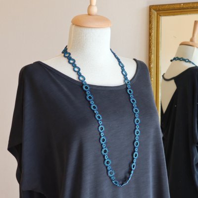 画像6: RING ラリエット「リング」アクアブルー