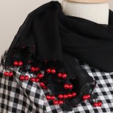 CHERRY 【Made to order 受注製作】シフォンストール「チェリー」ブラック