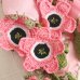 画像3: 【Limited available 数量限定】3D flowers コットンストール「アネモネ」チェリーピンク (3)
