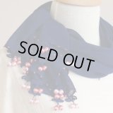 CHERRY シフォンストール「チェリー」ネイビーブルー