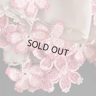 画像3: SAKURA  シフォンストール「桜」サンドベージュ