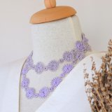 TAROT ラリエット「タロット バイカラー」アンティーク・ラベンダー