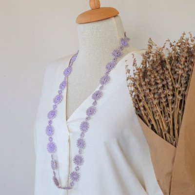 画像3: TAROT ラリエット「タロット バイカラー」アンティーク・ラベンダー