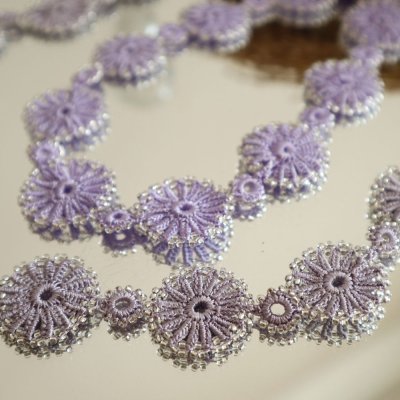 画像2: TAROT ラリエット「タロット バイカラー」アンティーク・ラベンダー