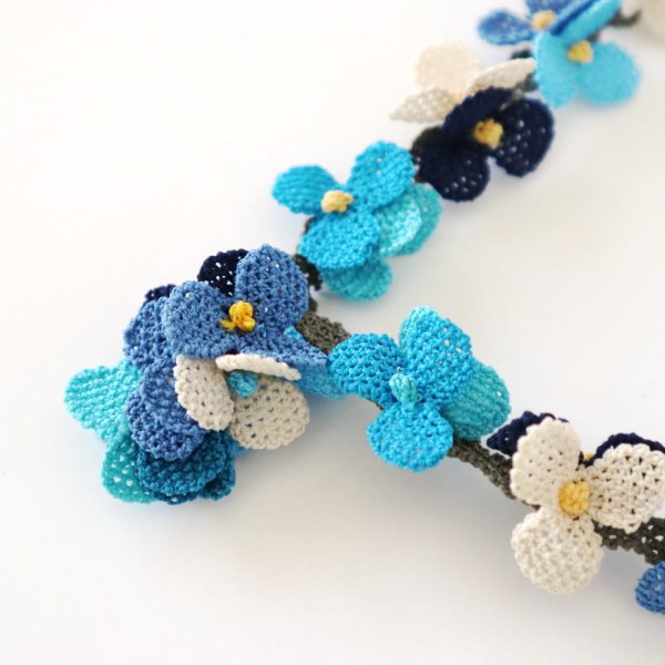 画像4: FESTIVAL ネックレス「フェスティバル」ブルーミックス (4)