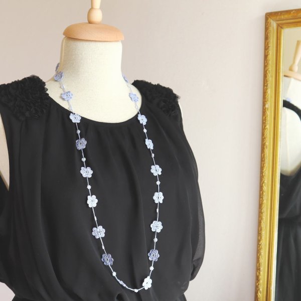 画像6: MARY ラリエット「マリー」ブルー・ムーン (6)