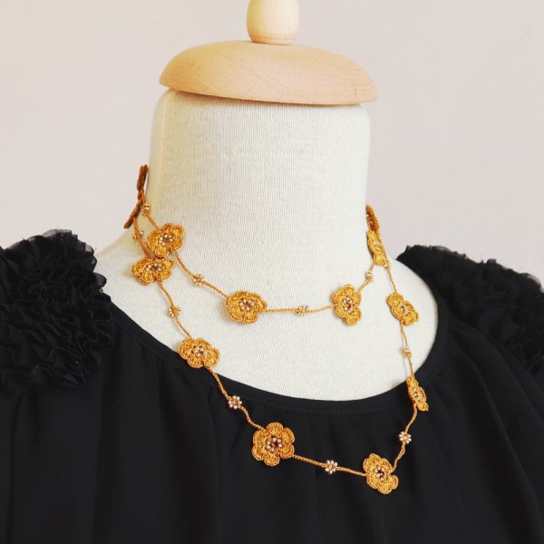 画像4: MARY ラリエット「マリー」キャロット・オレンジ (4)