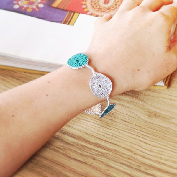 画像3: DROP ブレスレット「ドロップ」フォギー・ブルー (3)