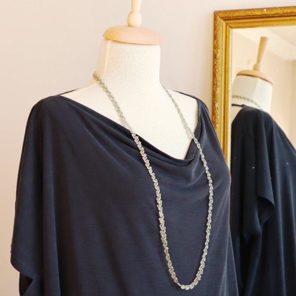 画像5: RIVIERE ラリエット「リヴィエール」カーキ&シルバー (5)