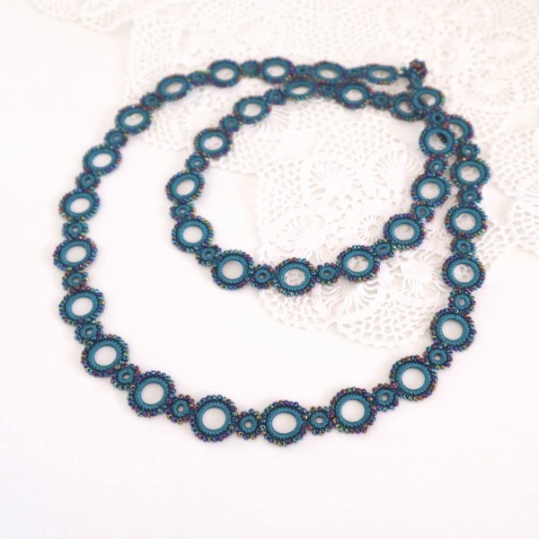 画像3: RING ラリエット「リング」アクアブルー (3)