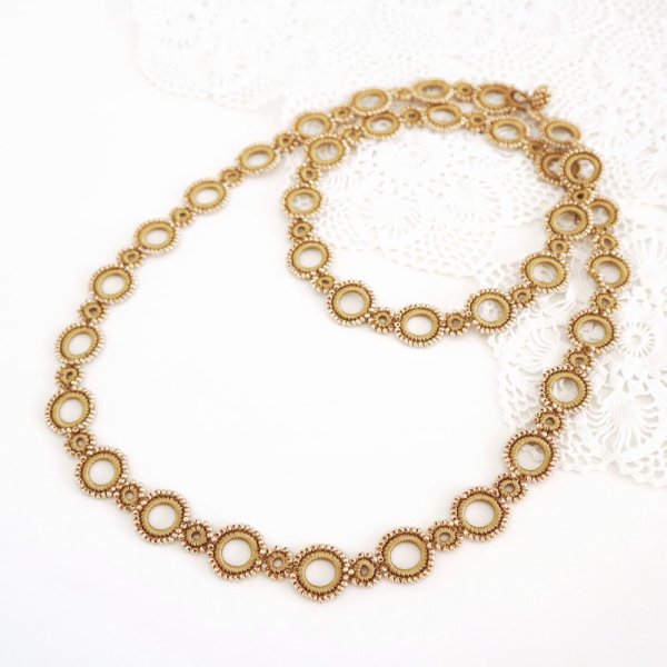 画像3: RING ラリエット「リング」ゴールド (3)