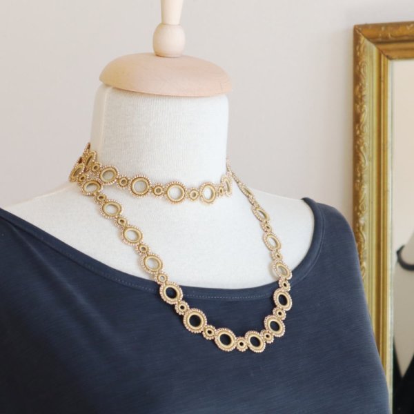 画像5: RING ラリエット「リング」ゴールド (5)