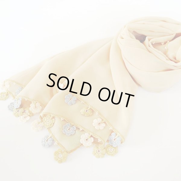 画像5: MARY 【Made to order 受注製作】シフォンストール「マリー」タンポポ・イエロー (5)