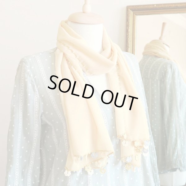 画像4: MARY 【Made to order 受注製作】シフォンストール「マリー」タンポポ・イエロー (4)