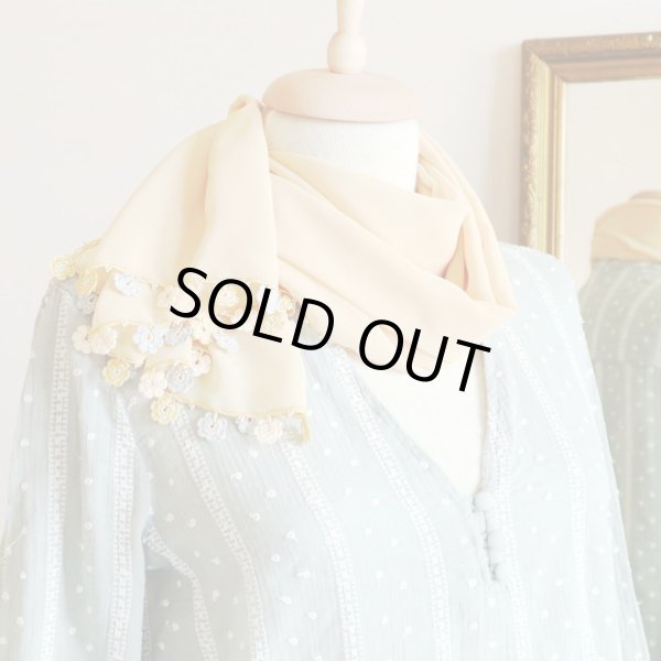 画像2: MARY 【Made to order 受注製作】シフォンストール「マリー」タンポポ・イエロー (2)