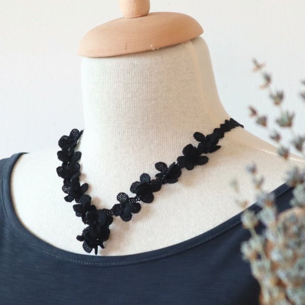 画像2: FESTIVAL ネックレス「フェスティバル」ブラック (2)