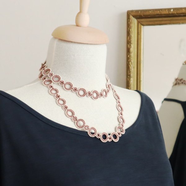 画像4: RING ラリエット「リング」ミルクココア (4)