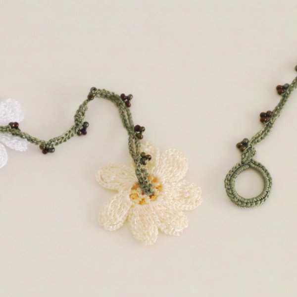 画像5: DAISY 2WAYラリエット「デイジー」ナチュラル・ホワイト (5)