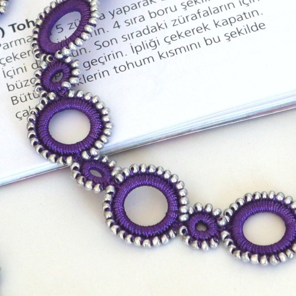 画像4: RING ラリエット「リング」ヴァイオレット (4)