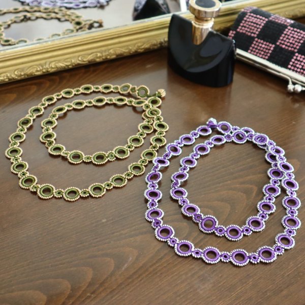 画像7: RING ラリエット「リング」ヴァイオレット (7)