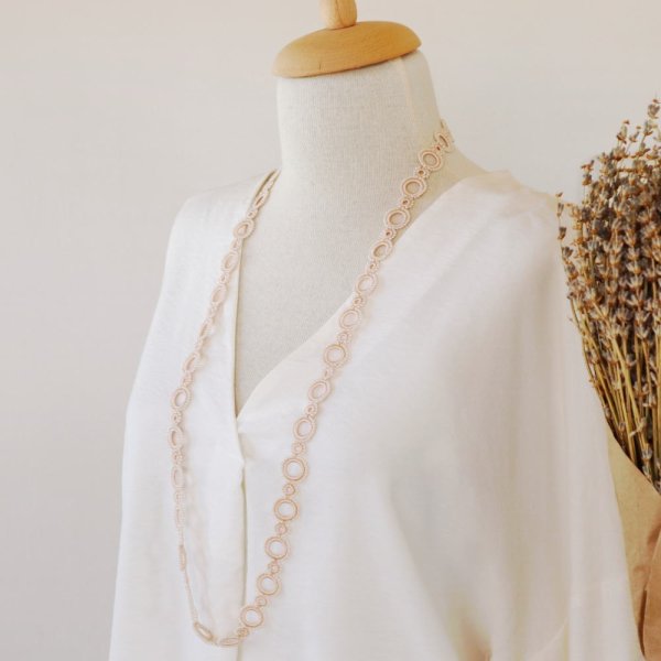 画像4: RING ラリエット「リング」パール・カメオ (4)