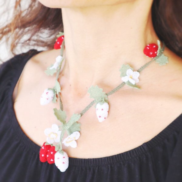 画像5: STRAWBERRY ネックレス「いちご」 (5)
