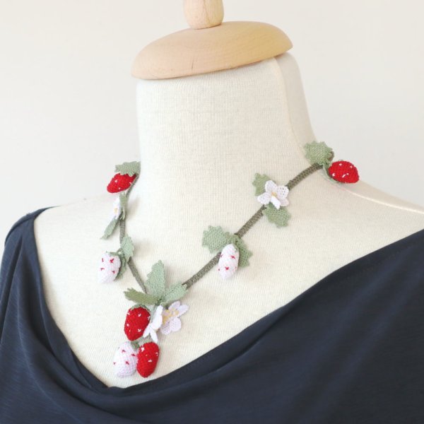 画像3: STRAWBERRY ネックレス「いちご」 (3)