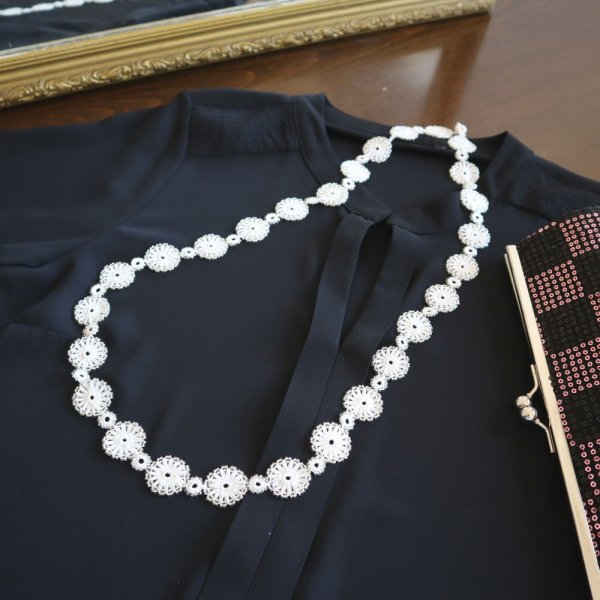 画像7: TAROT ラリエット「タロット」スノー・ホワイト (7)