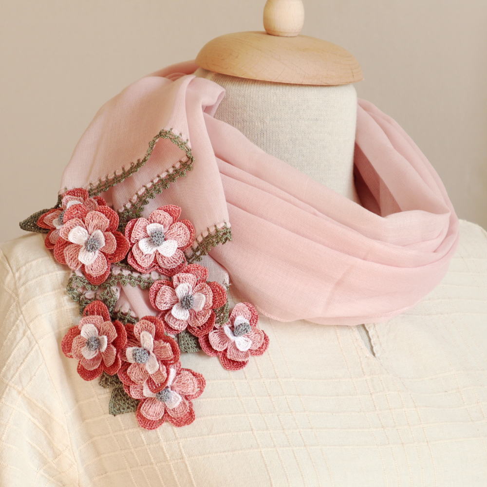 Customer's coments「Flower shawl」